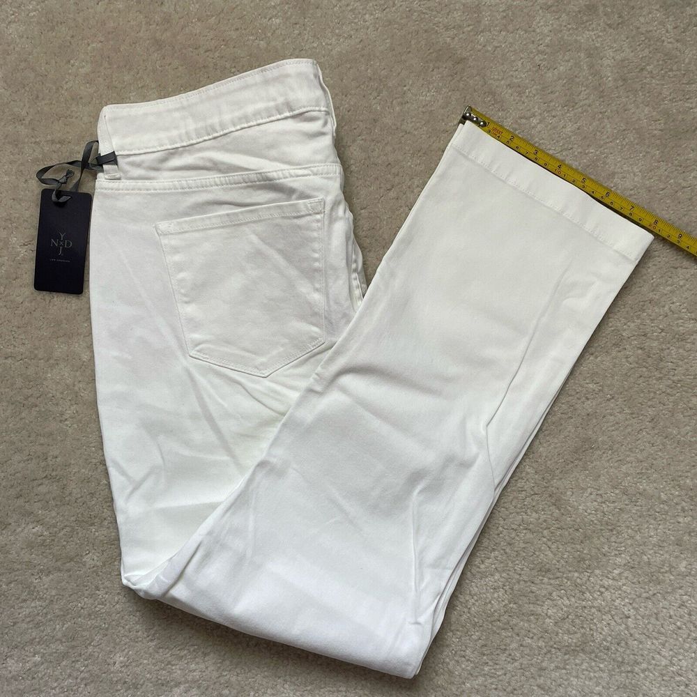NYDJ Original Slimming Fit Pants Optic White Ankle Sz 16 Lift+tuck Tech NWT - Picture 9 of 13